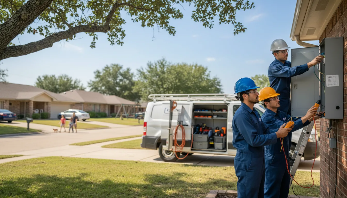 Certified electrician providing emergency electrical services in Amboy, IN